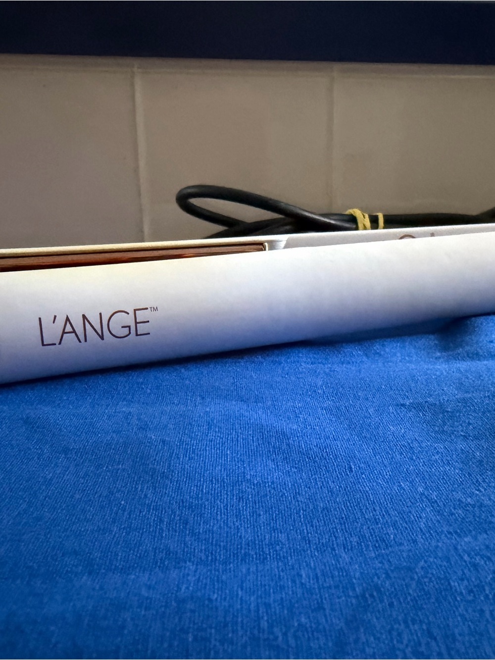 L'ANGE Silver Hair Straightener for sleek soft shine